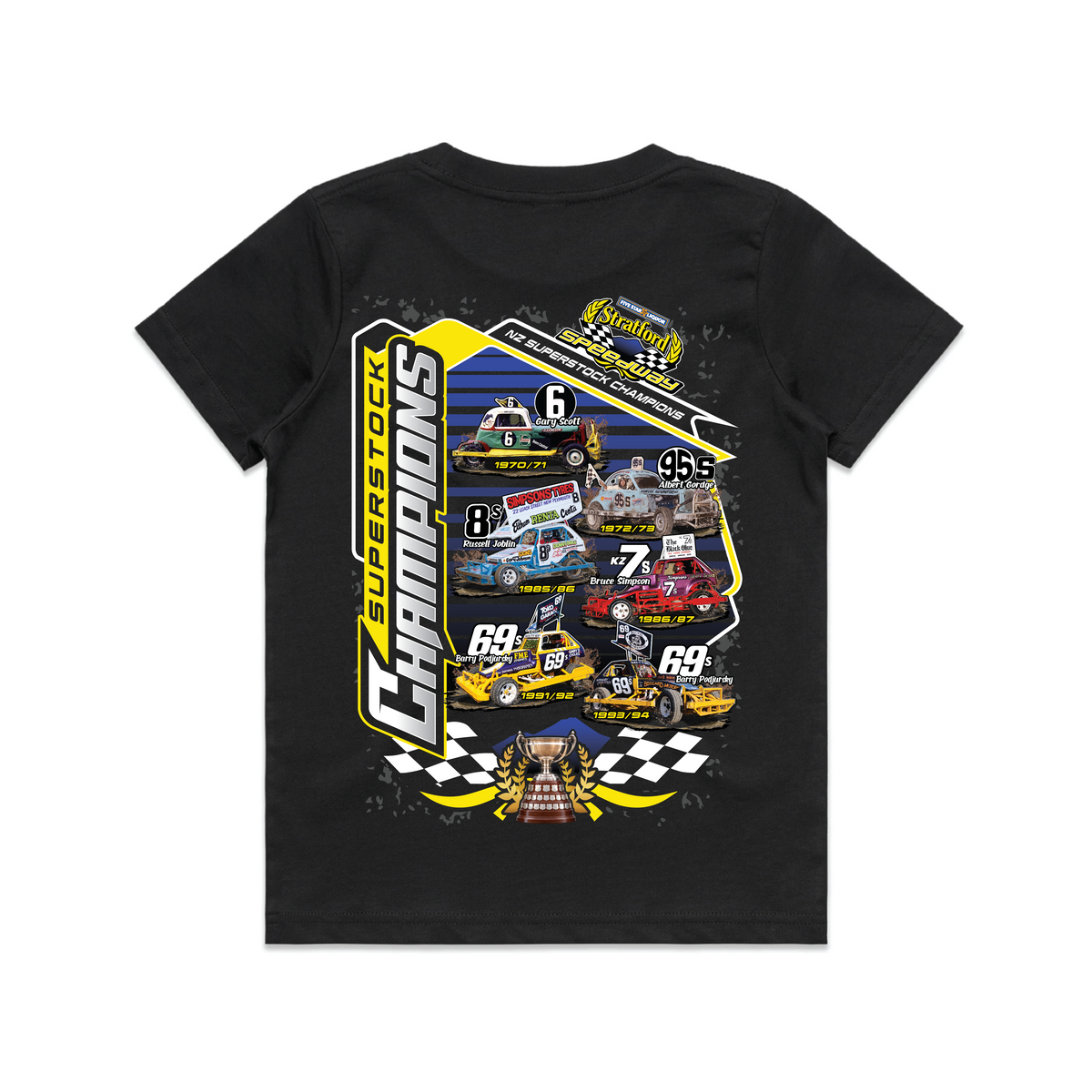 Stratford Speedway Superstock Champions Kids Tee
