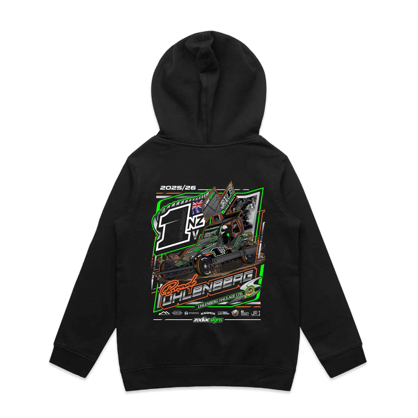 1NZv Brad Uhlenberg Kids Hoodie