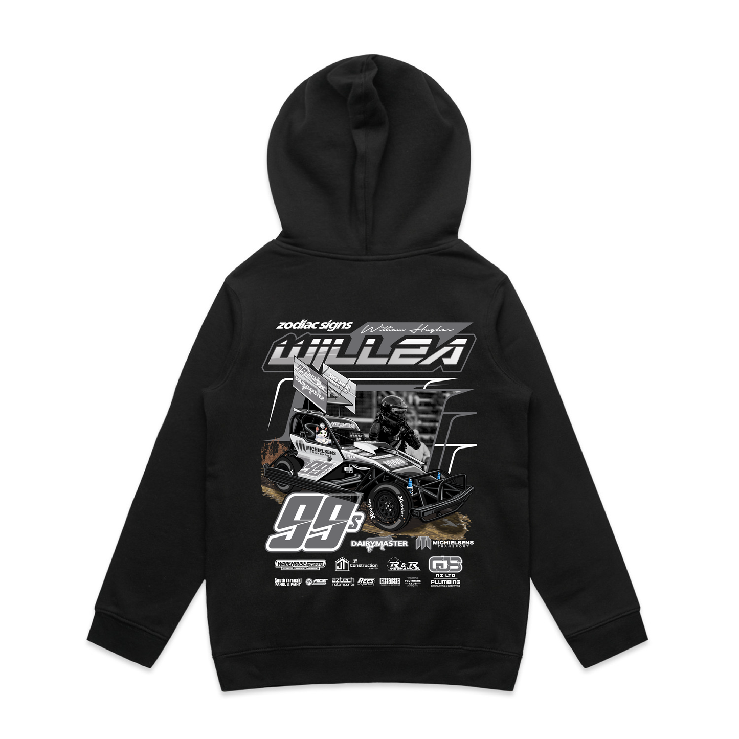 99s William Hughes Kids Hoodie