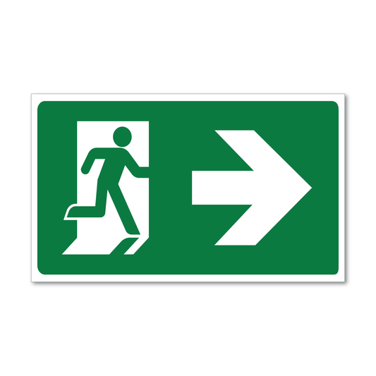 Exit Right Sign