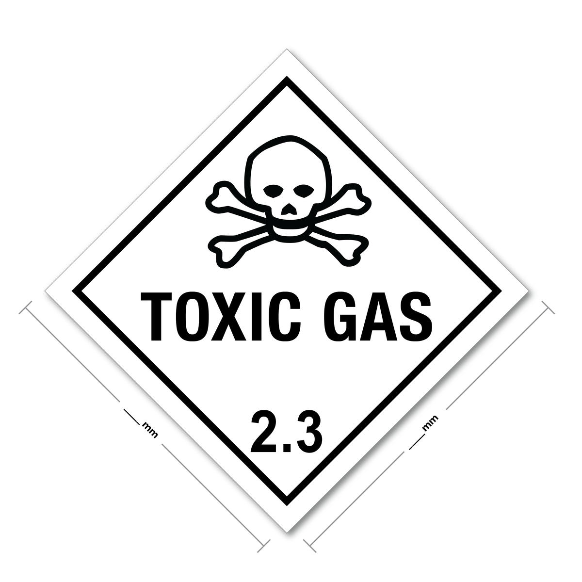 Toxic Gas Sign (Hazardous Substance)
