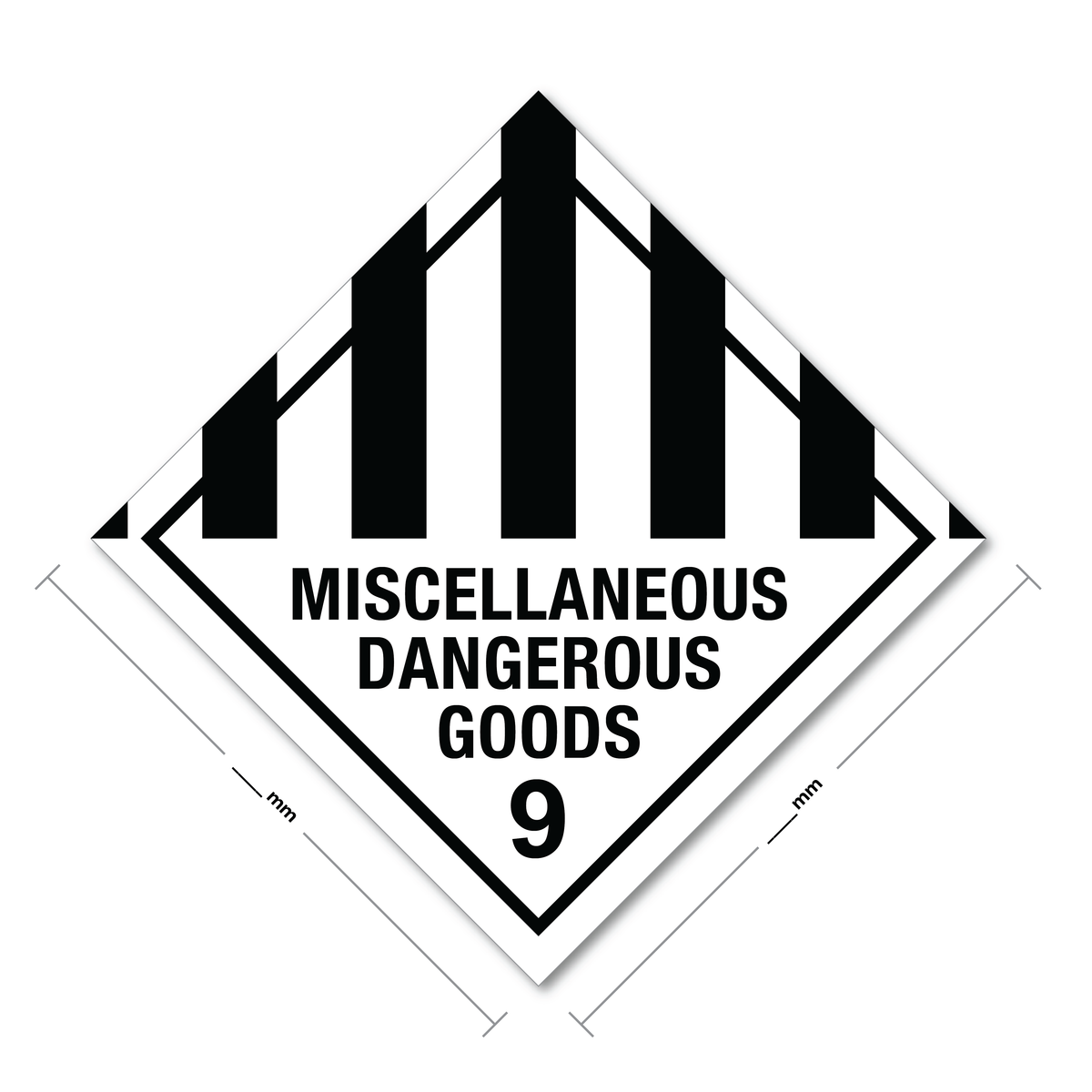 Miscellaneous Dangerous Goods Sign (Hazardous Substance)