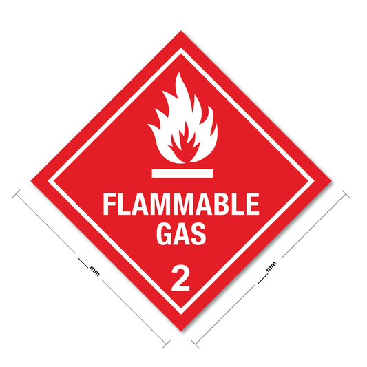 Flammable Gas Sign (Hazardous Substance)