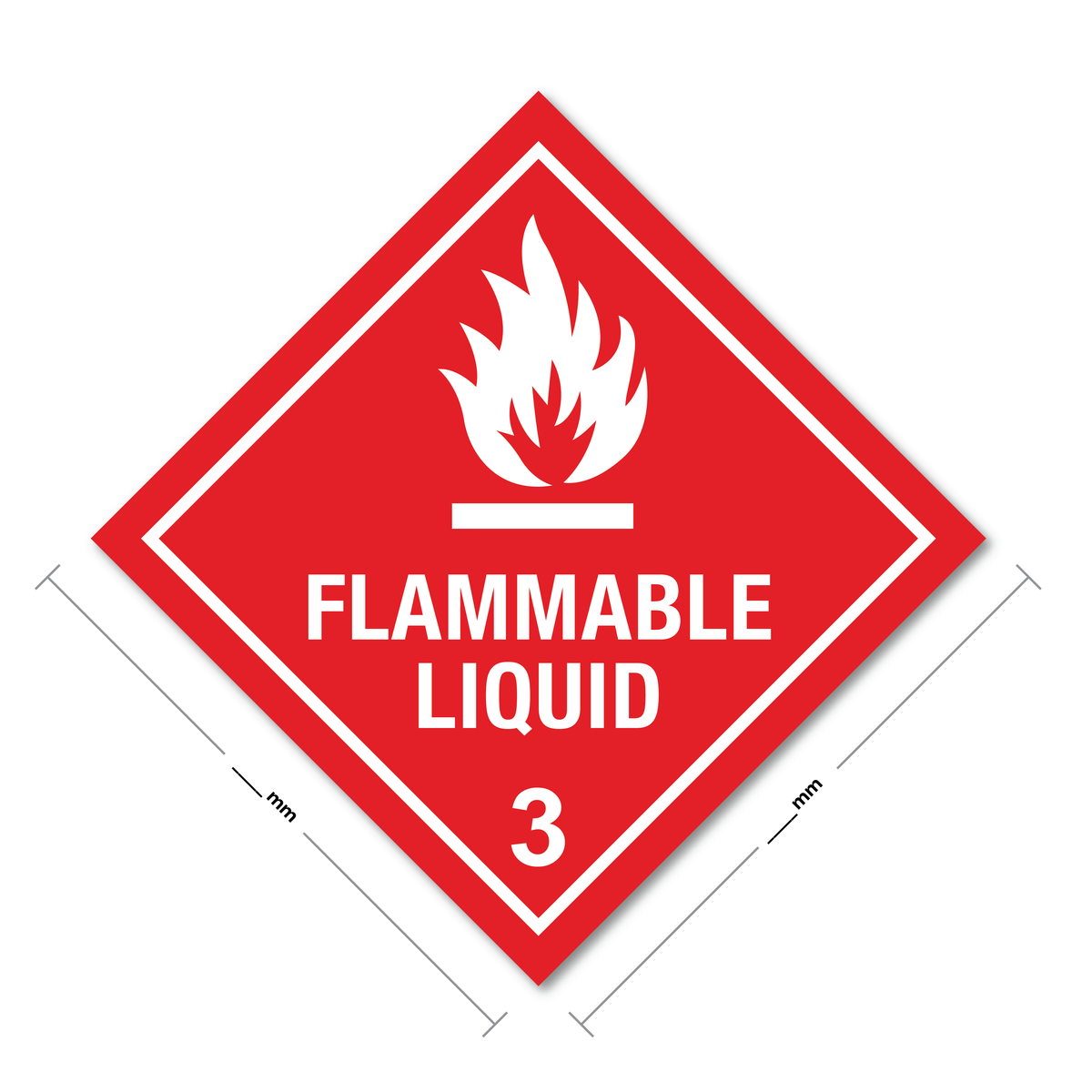 Flammable Liquid Sign (Hazardous Substance)