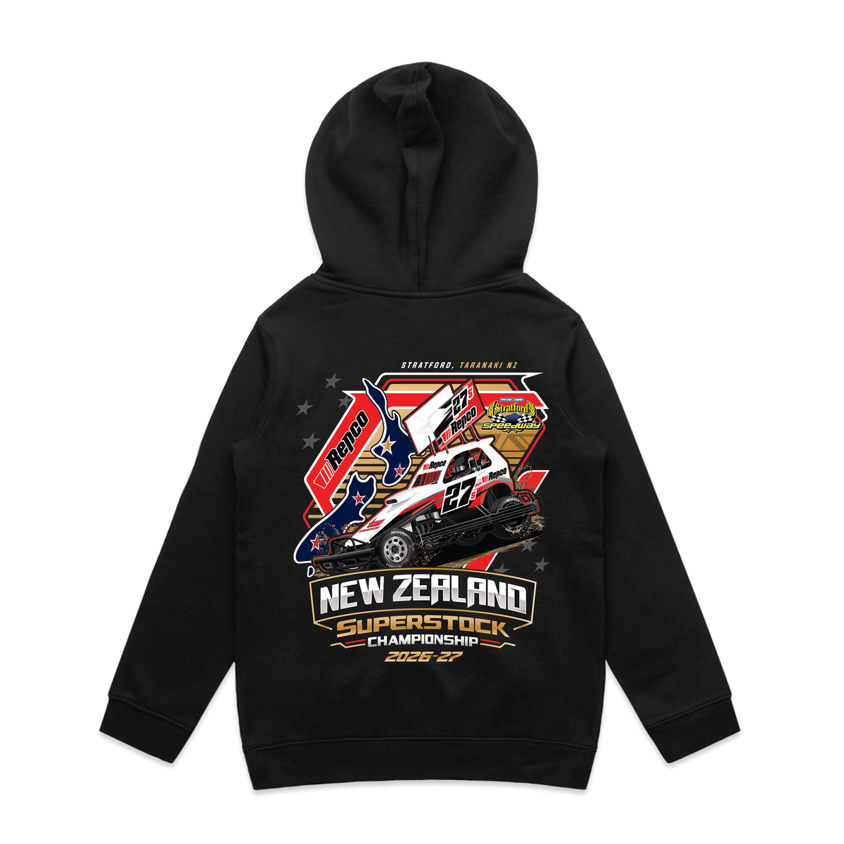 NZ Superstock Championship 2026/27 Kids Hoodie