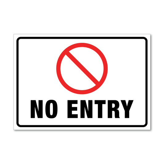 No Entry Sign