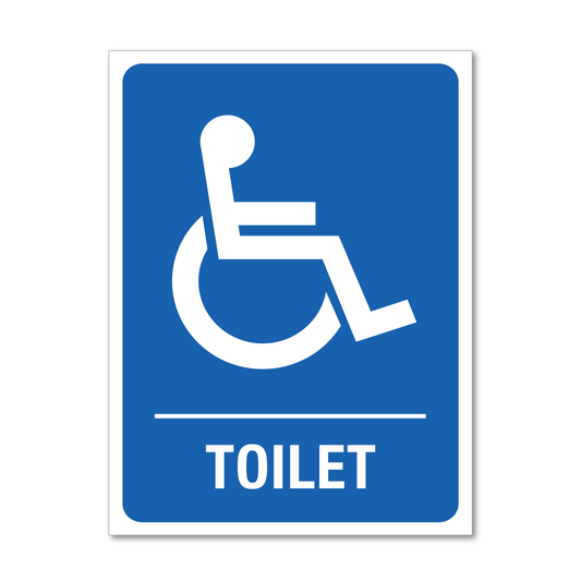 Accessible Toilet Sign