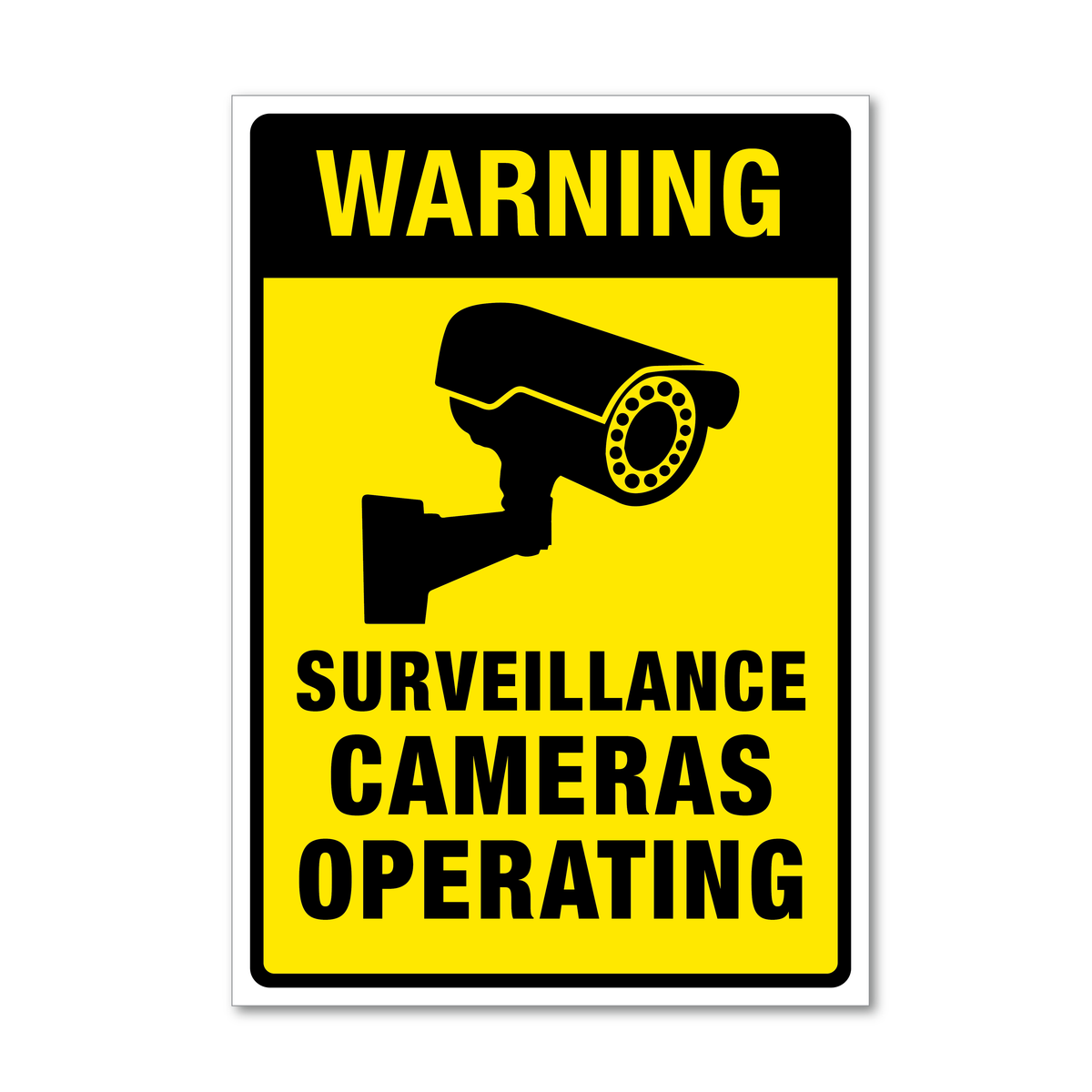 Warning Surveillance Cameras Operating Sign